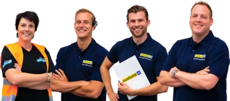 Foto van het team